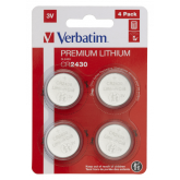 Verbatim CR2430 Battery Lithium 3V 4 Pack