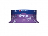 Verbatim  DVD+R 16X 25PK SPINDLE 4.7GB
