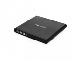 Verbatim Mobile DVD ReWriter USB2.0 Black, incl. data burning sw