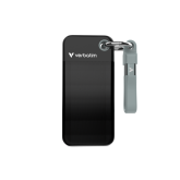 VERBATIM PocketSSD USB3.2Gen2 128GB B/G