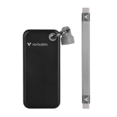 VERBATIM PocketSSD USB3.2Gen2 128GB B/G