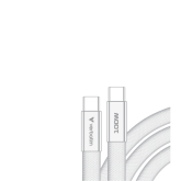 VERBATIM USB - C Cable Sync & Charger SoftTouch 100W 120 cm - White