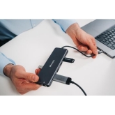 Verbatim USB-C Pro Multiport Hub CMH-13 2 x HDMI | DP | RJ45 | USB-A 3.2 Gen2 | 3 x USB-A 3.2 | 2 x USB-A 2.0 | Audio |2 x USB-C