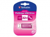 VERBATIM USB2.0 Key 32GB Pinstripe pink