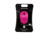 Verbatim Wireless Laser GO Nano Mouse Pink