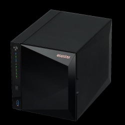 4 bay NAS, Realtek RTD1619B, Quad-Core, 1.7GHz, 2GB, 2.5GbE x1, USB3.2 Gen1 x3, WOW (Wake on WAN), Toolless installation with hot-swappable tray, hardware encryption, MyArchive, EZ connect, EZ Sync