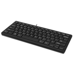 Adesso SlimTouch Mini Keyboard, Membrane Key Switch with 78 Quiet Keys, USB
