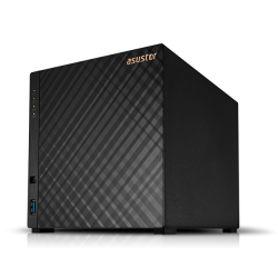 Asustor Drivestor 4 Gen 2  AS1204T 4 Bay NAS, Quad-Core 1.7GHz CPU, 2.5GbE Port, 1GB DDR4, Three USB 3.0 (Diskless)