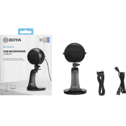 Boya BY-PM300 Microfon Condensator USB-C, iesire casti, volum/mute control (iOS/Android/Windows)