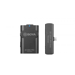 Boya BY-WM4 Pro-K5 Linie Wireless 2.4Ghz cu Microfon Lavaliera (TX+RX) Type-C pentru Android & DSLR