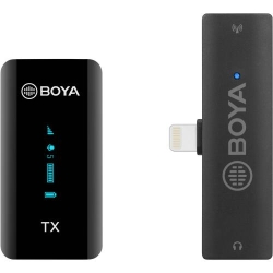 Boya BY-XM6-S3 Digital True-Wireless Microphone, Lightning iOS (2.4 GHz)