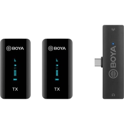 Boya BY-XM6-S6 Digital True-Wireless Dual Microphone, USB Type-C Mobiles (2.4 GHz)
