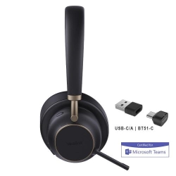 Casti Yealink BH76 Plus Teams Black USB-C/A