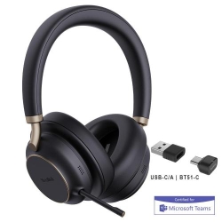 Casti Yealink BH76 Plus Teams Black USB-C/A