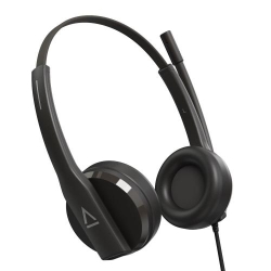 CREATIVE HS-230 Office Headset w/Noise-cancelling Mic, 3.5 mm AUX, USB Adapter