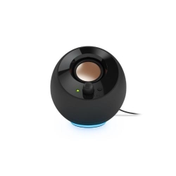 CREATIVE PEBBLE SE USB-C 2.0 Speakers w/Bluetooth 5.3, RGB Lighting, Aux, black
