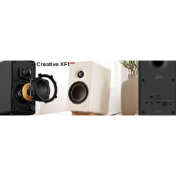 CREATIVE XF1 Desktop Speakers 2.0 Hi-resolution BT 6.0, MDF Enclosure, 72W RMS. Black