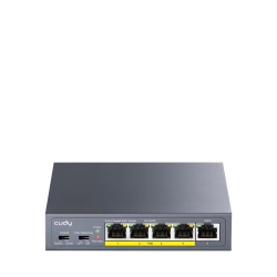 CUDY 5-Port Gigabit PoE+ Switch 60W
