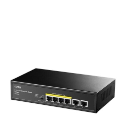 CUDY 6-Port 10/100M PoE+ Switch 60W