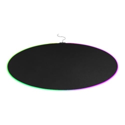 DELTACO GAMING DFP430 RGB Floorpad, 110x110cm, black