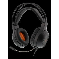 DELTACO GAMING DH210 Stereo headset, 2 x 3.5 mm, LED, 2 m cable, black