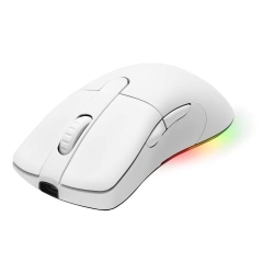 DELTACO WHITE LINE WM90 Wireless gaming mouse RGB, white