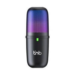 INFLUENCE PRO - Microphone with color LED illumination - black