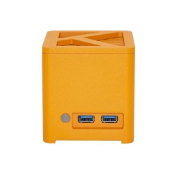 KUBB PC Mini R2 (Orange), Intel® Core™ i3-N300, 16GB RAM, SSD PCIe NVMe Gen 3 256GB , BT 5.2, wi-fi 6E AX 201, 3xUSB, 2xHDMi, Realtek RTL8111H  10/100/1000 Mbit/s, Win 11 Pro, 2Y warranty