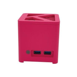 KUBB PC Mini R2 (Rosu), Intel® Core™ i3-N300, 16GB RAM, SSD PCIe NVMe Gen 3 256GB , BT 5.2, wi-fi 6E AX 201, 3xUSB, 2xHDMi, Realtek RTL8111H  10/100/1000 Mbit/s, Win 11 Pro, 2Y warranty
