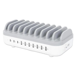 Manhattan 10-Port USB Power Delivery Charging Station 120W