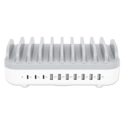 Manhattan 10-Port USB Power Delivery Charging Station 120W
