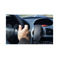 MediaRange 15W wireless air vent car charger, withautomatic brackets, black