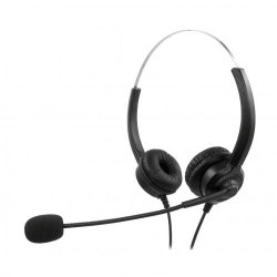MediaRange Corded stereo USB headset with microphone and control panel