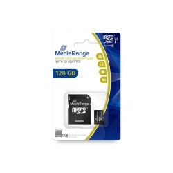 MediaRange Micro SDXC 128GB UHS-1 Class 10 with SD adapter