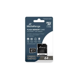 MediaRange Micro SDXC 64GB Class 10 with SD adapter