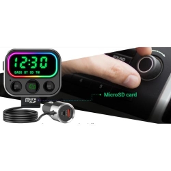 NAVITEL BHF06 PRO BT Hands Free FM transmitter with USB-C PD charger