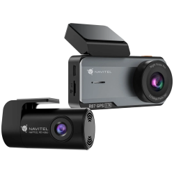 NAVITEL R87 DUAL DVR Camera GPS Night Vision FHD IPS + Rear Cam