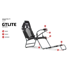 Next Level Racing GT-Lite Racing Cockpit- Grey Edition