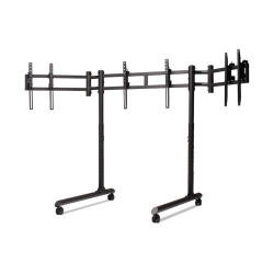 Next Level Racing Round Tube Free Standing Triple Monitor stand