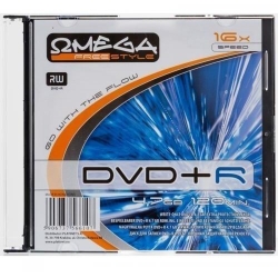 OMEGA FREESTYLE DVD+R 4,7GB 16X SLIM CASE*1 56611