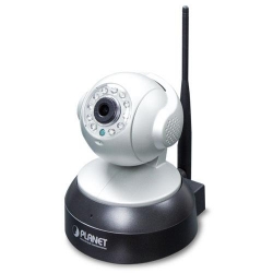 Planet 720P Wireless IR PT IP Camera: 11n Wireless, H.264, 3.6mm Lens, 720P@30fps, IR-10meter, ICR, 