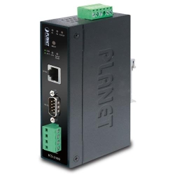 Planet IP30 Industrial RS232/RS-422/RS485 to Ethernet (TP) Converter
