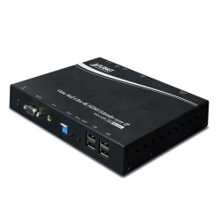 Planet Video Wall Ultra 4K HDMI/USB Extender Receiver over IP with PoE - Ultra High Definition Digit