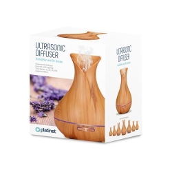 PLATINET AROMA DIFFUSER HUMIDIFIER BROWN LIGHT WOOD [45520]