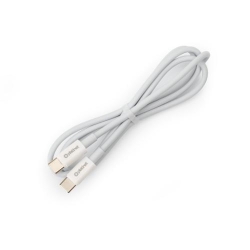 PLATINET CABLE KABEL USB-C TO USB-C 60W 3A 1M WHITE [45967]