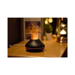 PLATINET FLAME AROMA DIFFUSER HUMIDIFIER  130ML 4,5W BLACK [46111]