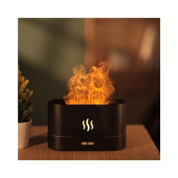 PLATINET FLAME AROMA DIFFUSER HUMIDIFIER  180ML 4,5W BLACK [46109]