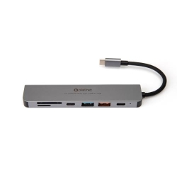 PLATINET HUB  7IN1 USB-C 3.2 GEN2 10GB/S