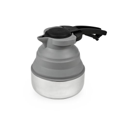 PLATINET SILICONE FOLDABLE CAMPING KETTLE 1,8L GREY