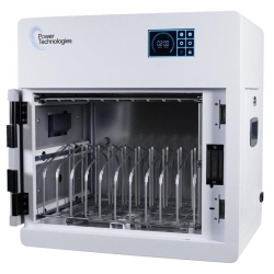 Power Technologies CNC-10, 10 Bay UV-C Sanitizing & Charging Cabinet (CAB-CNC-B10K-E)